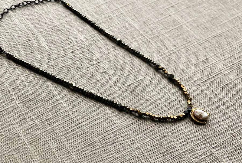 815 Antique Pendant Choker:  Cameo